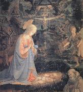 Fra Filippo Lippi The Adoration of the Infant Jesus Germany oil painting reproduction